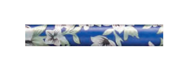 Folding walking stick “Blume-blau”