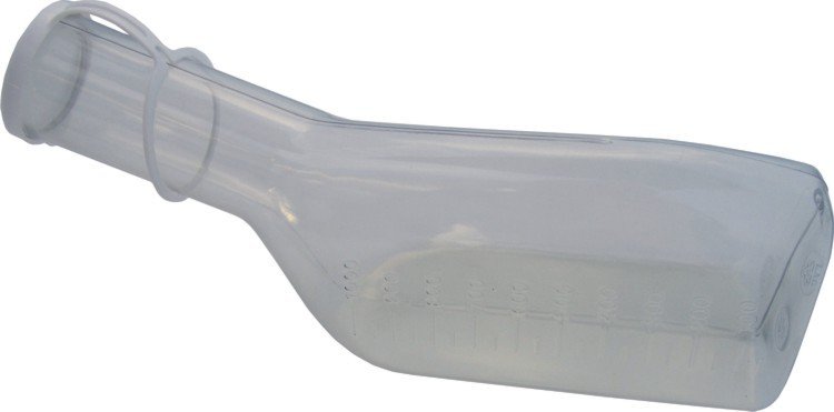 Urine bottle transparent for men