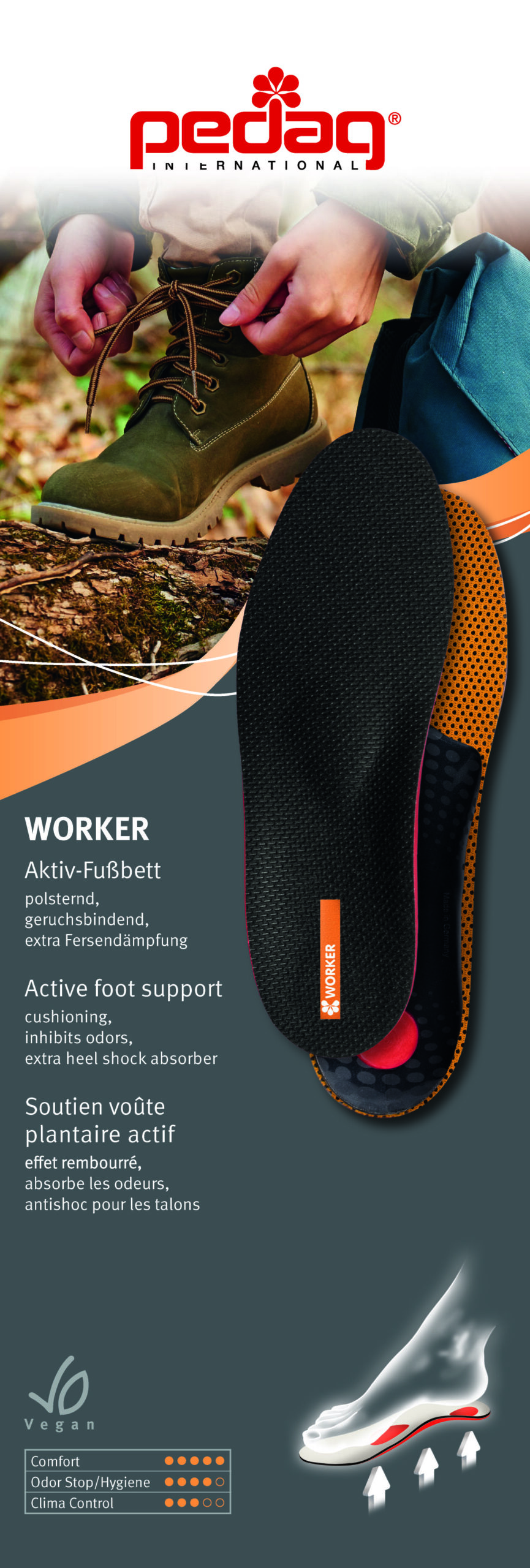 Worker underfoot