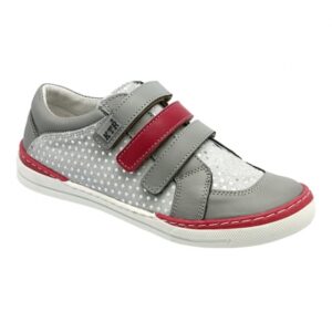 Children's tennis shoes, pink and gray