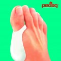 Toe joint protection with silicone toe attachment