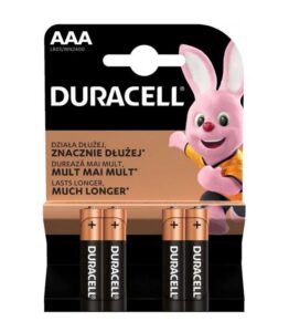 Batteries Basic AAA, Duracell, 4 pcs