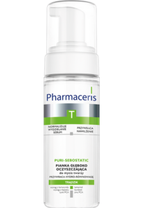 Pharmaceris T – Puri-Sebostatic deep cleansing facial foam 150 ml