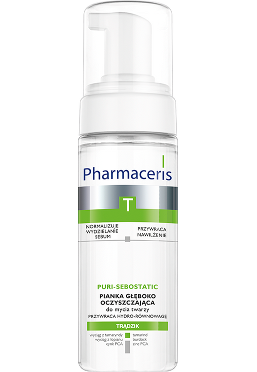 Pharmaceris T – Puri-Sebostatic deep cleansing facial foam 150 ml