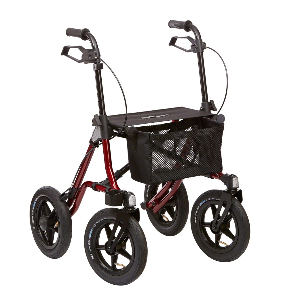 Rollator TAiMA XC with pneumatic tires