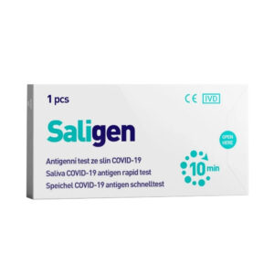 Rapid test for COVID-19 with saliva sample in Saligen