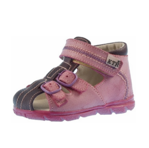 KTR children's sandals, purple and pink