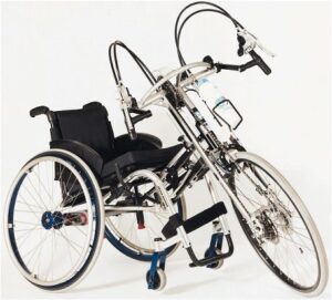 Challenger handwheel accessory for a wheelchair
