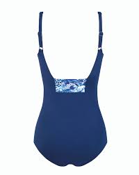 Amoena,Bahamas FB swimsuit, blue variegated