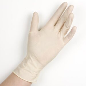 Vibrant disposable latex gloves 10 pcs