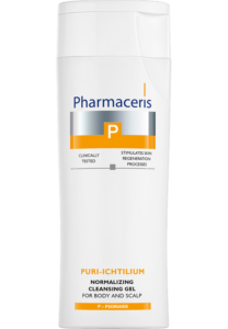 Pharmaceris P – Puri-Ichtilium normalizing cleansing gel for scalp and body 250 ml