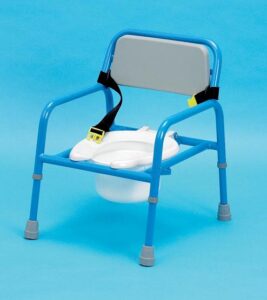 Adjustable potty chair