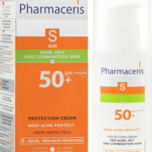 Pharmaceris S защитный крем для кожи с акне, комбинированной и жирной SPF 50+ 50 ml