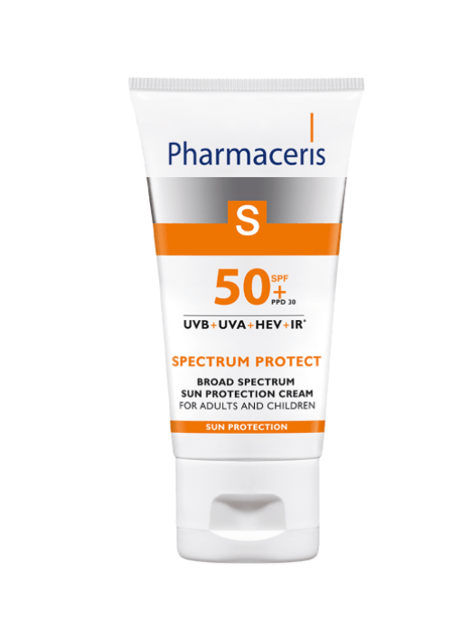 Pharmaceris S Водостойкий солнцезащитный крем широкого спектра действия для взрослых и детей SPF50+ 50 мл