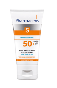 Pharmaceris S Водостойкий защитный крем для лица для детей с первого дня жизни SPF 50+ 50 ml