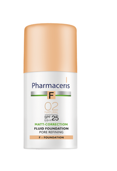Pharmaceris F Mattifying pore-tightening foundation SPF25 natural 02/ 30 ml