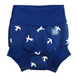 Happy Nappy leak proof swimming trunks with bird pattern