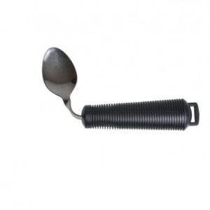 A teaspoon with a flexible tip