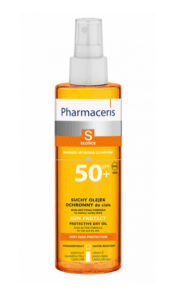 Pharmaceris S Водостойкое сухое масло для влажной и сухой кожи SPF50+ 200ml