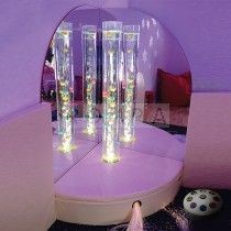 Sensory bubble tube and color panel SNOEZELEN® corner set
