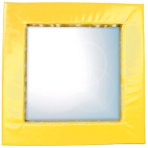 Standard acrylic mirror panels with a soft frame