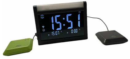 Connected light alarm clock