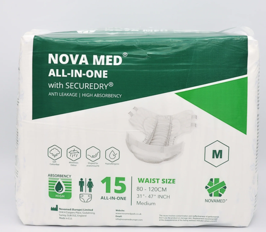 NOVAMED ALL IN ONES INCONTINENCE PADS