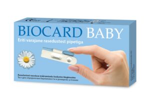 BIOCARD BABY eriti varajane rasedustest-pliiats