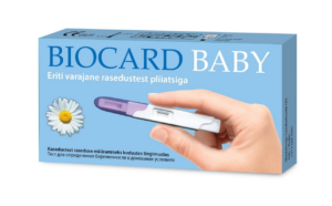 BIOCARD BABY eriti varajane rasedustest-pliiats