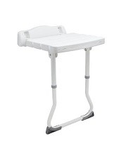 Shower seat with Deluxe leg