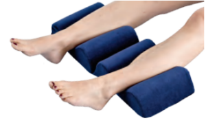 Positional pillow for knees and legs, dark blue