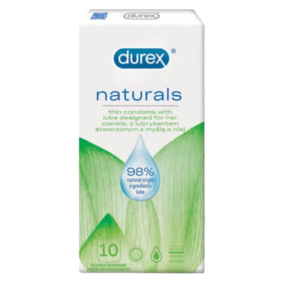 Kondoomid Durex Naturals N10