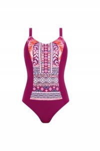 Swimsuit Amoena BOHO lilac print
