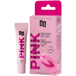 AA multiniisutav huulepalsam Glossy Pink Aloe Pink