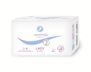 Shaped incontinence pads Sensilind Lady Normal 340ml no.2
